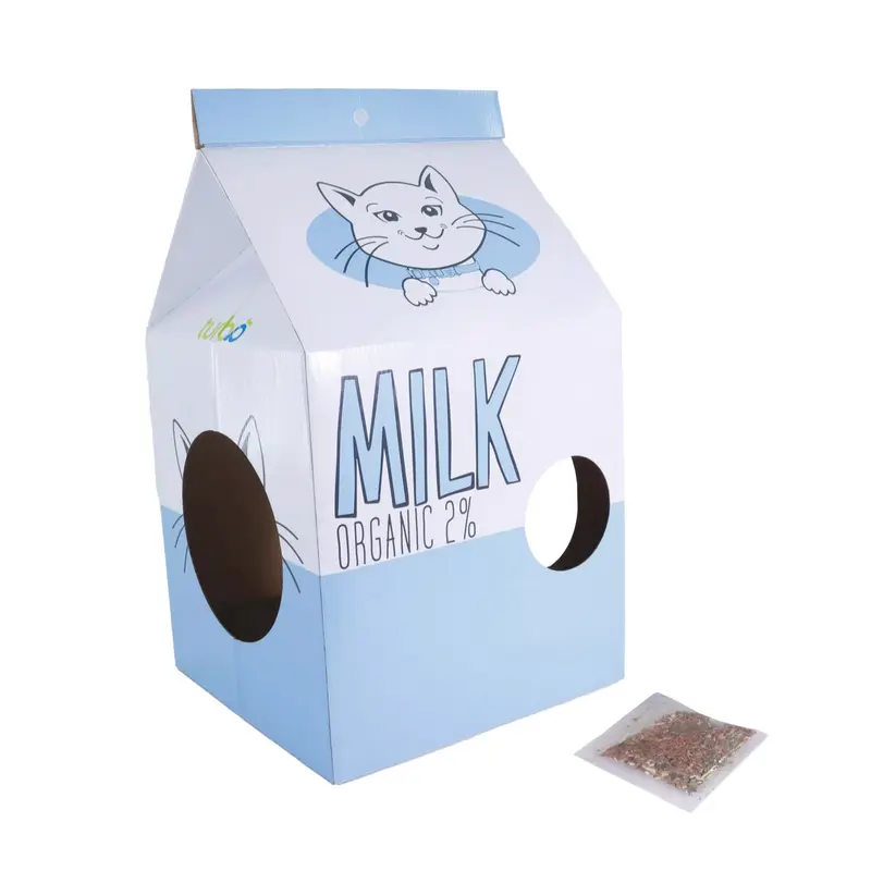 Coastal Turbo Milk Carton Cat Scratcher