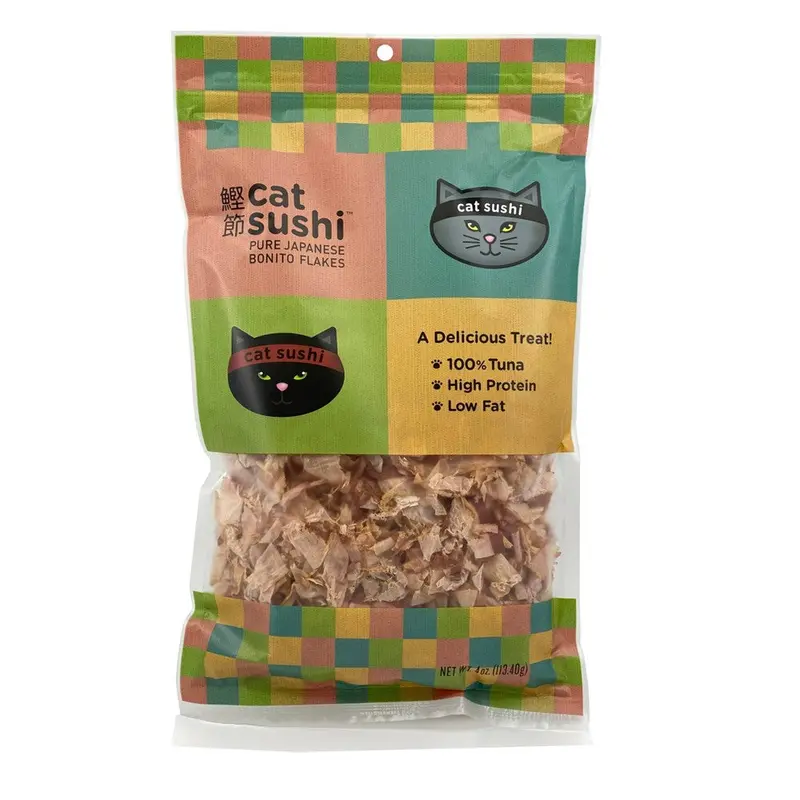 Presidio Cat Sushi Classic Cut Flakes Tuna Cat Treats 4oz