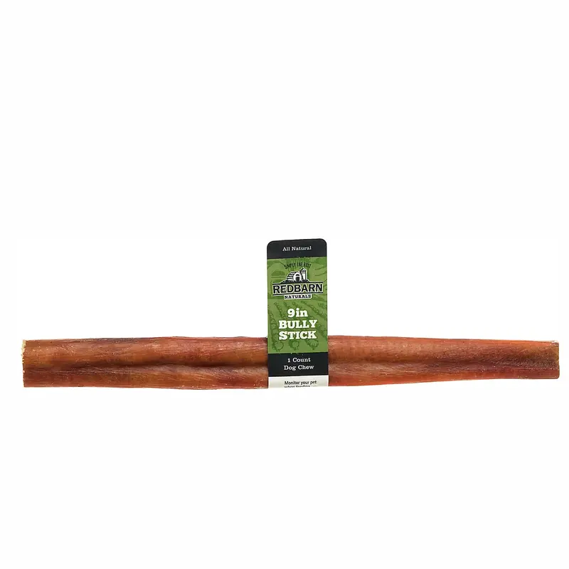 Redbarn Naturals 9  Bully Stick Dog Treat  1 Ct