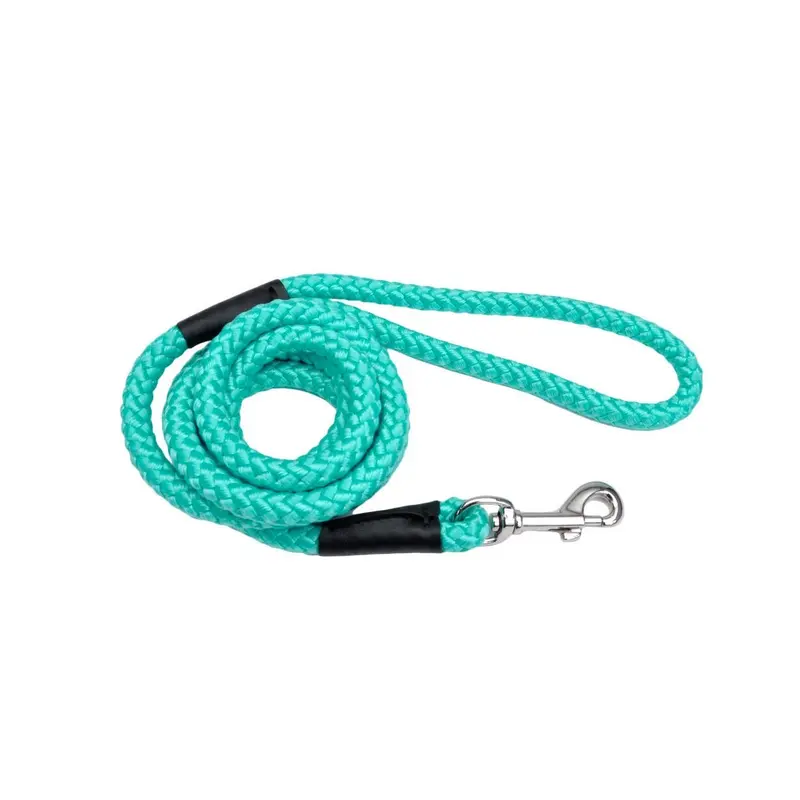 Coastal Rope Leash 1/2" x 6'  Teal