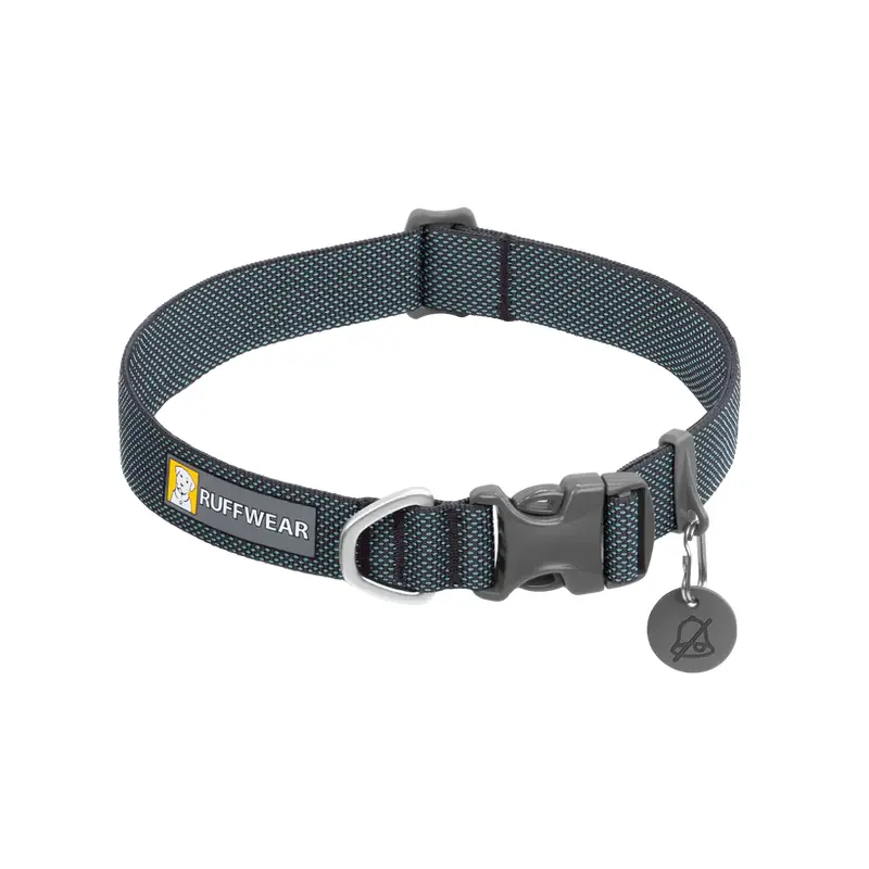 Ruffwear Hi & Lightweight Dog Collar - 11-14" - Basalt Gray