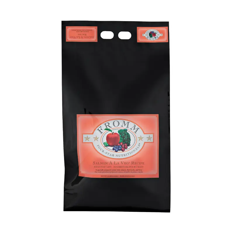 Fromm Four-Star Nutritionals Salmon a la Veg Recipe Cat Food 10 lb
