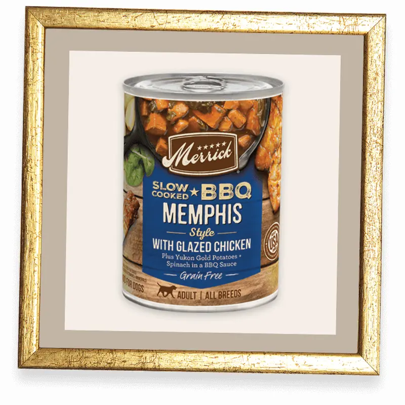 Merrick 12.7oz Slow-Cooked BBQ Memphis Style with Glazed Chicken