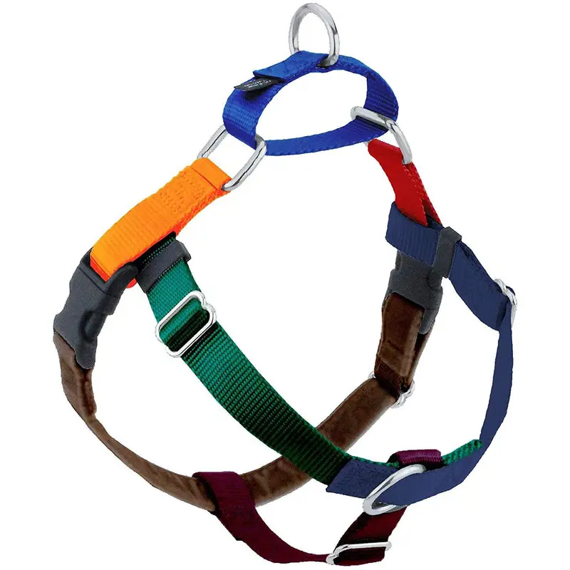 2 Hounds Design Freedom No-Pull Dog Harness - Medium 1" x 24-28" - Jellybean Spice