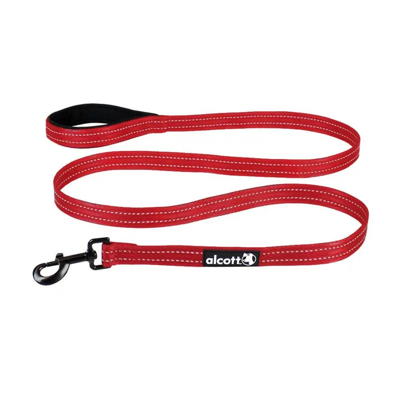 Alcott Adventure Dog Leash - Large 6' - Red