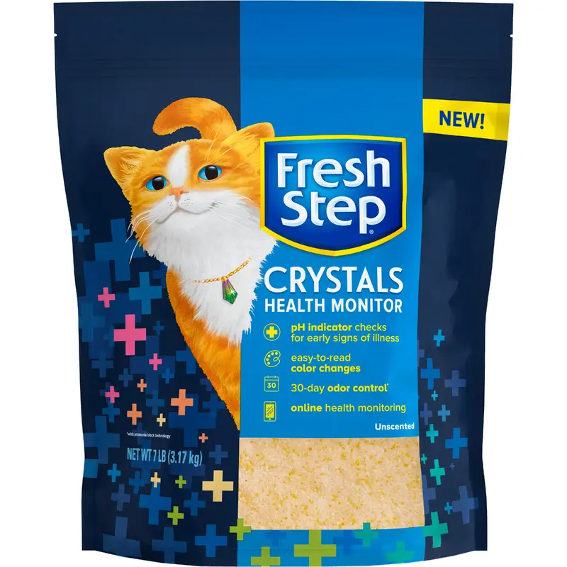 Fresh Step Crystals Health Monitoring Cat Litter 7lbs
