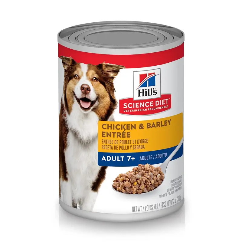 Science Diet Adult 7+ Chicken & Barley Entre (13oz)