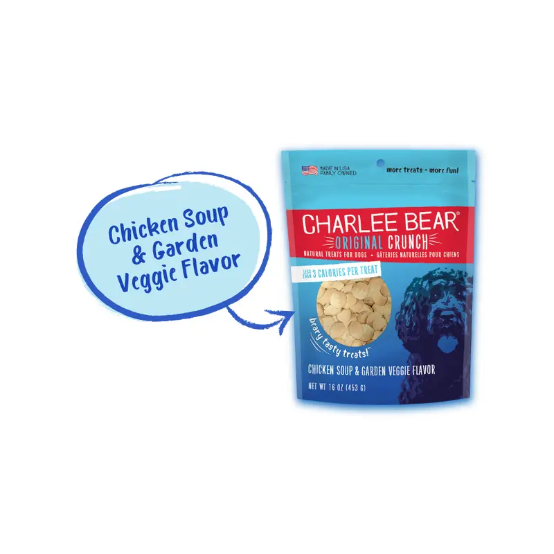 Charlee Bear Original Crunch Chicken Soup & Garden Veggie Flavor