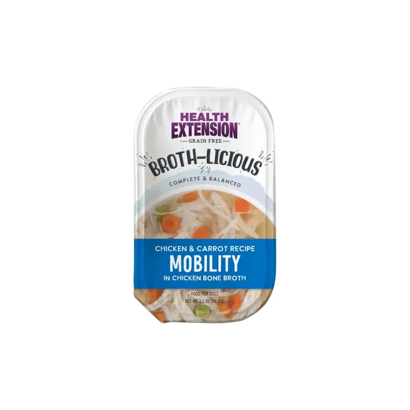 Health Extension Broth-licious Chicken and Carrot Dog Food 3.5oz