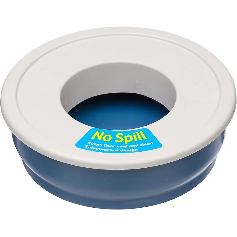 Petmate No Spill Pet Bowl  Blue  48 oz.