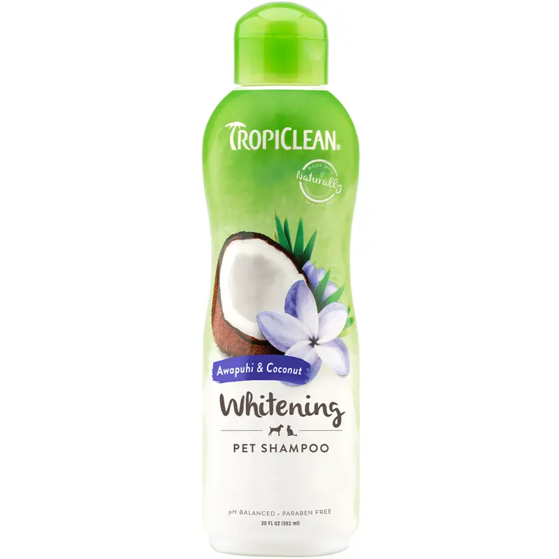 Tropiclean Awapuhi & Coconut Whitening Shampoo 20 oz.