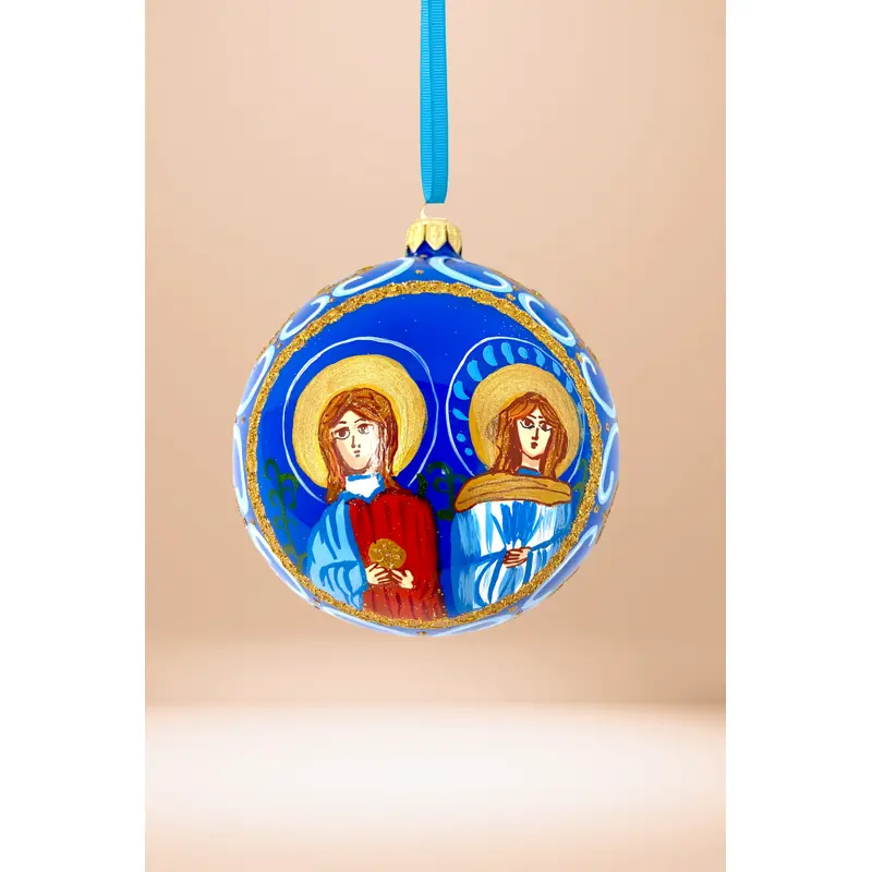 Byzantine Holiday Glass Bauble - Maggiore