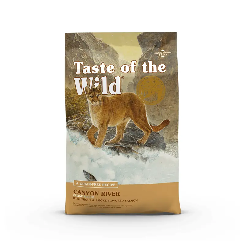 Taste of the Wild Adult Canyon River Trout and Salmon Feline Food (5lb)