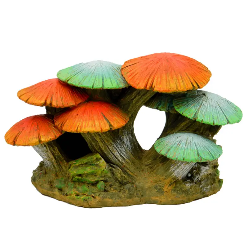 Blue Ribbon Exotic Environments Mushroom Garden Ornament