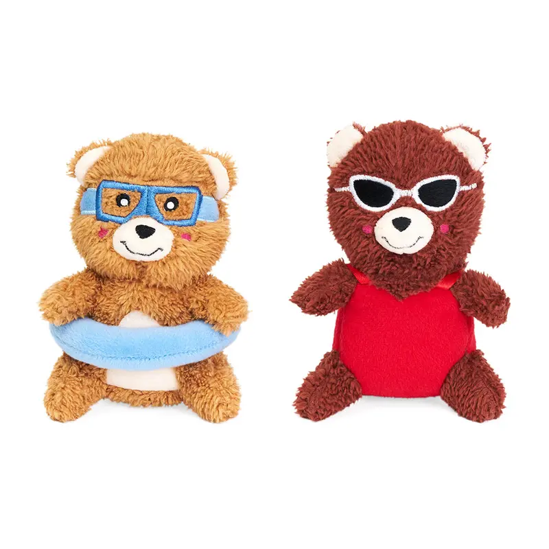 Zippypaws Plush Dog Toy Cheeky Chumz Jr Poolside Fun Assorted