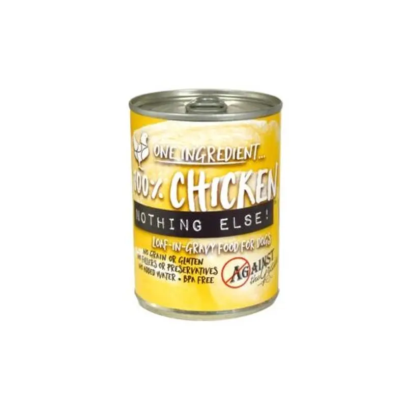 Against the Grain Nothing Else One Ingredient Chicken Dog Food 11 oz can