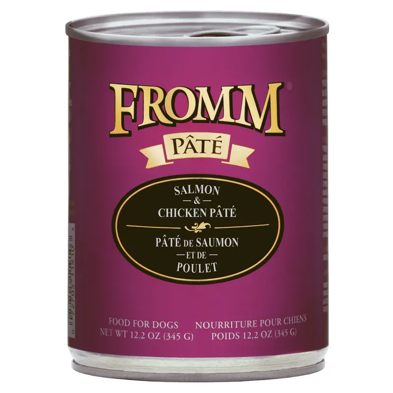 Fromm All Life Stages Salmon & Chicken Pate Wet Dog Can (12.2oz)