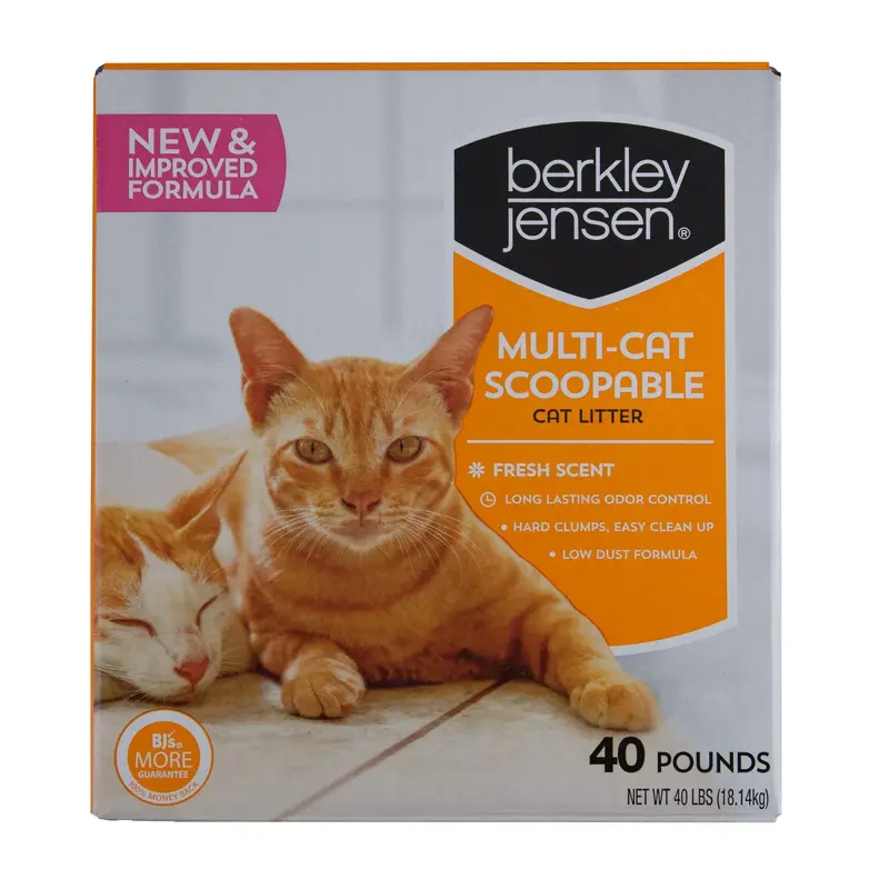 Pestell Easy Clean Clumping Clay Cat Litter Multicat 40lb