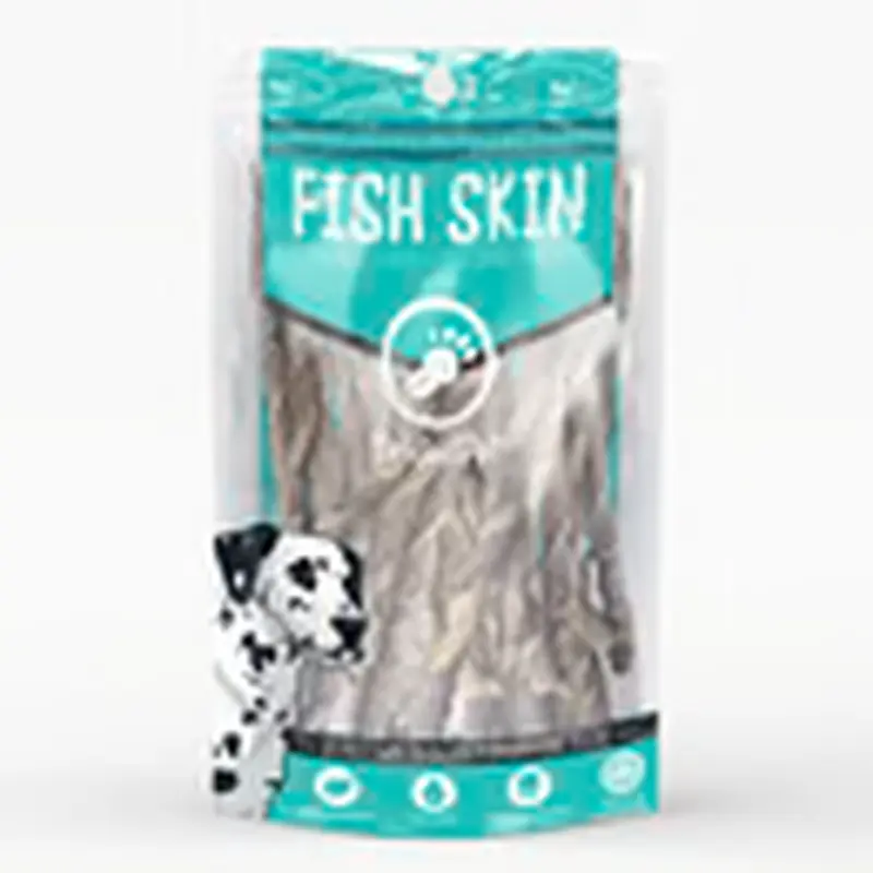 Tickled Pet Icelandic Codfish Skin Rolls Dog Treats (6oz)
