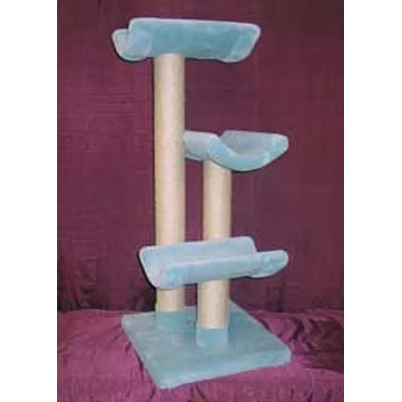 Aruba Cat Furniture #7 51in Three Tier Curved Top with Sissal Scratcher