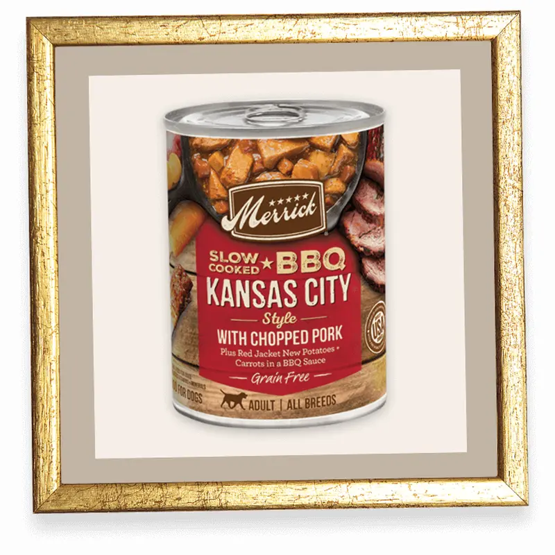 Merrick 12.7oz Slow-Cooked BBQ Kansas City Style with Chopped Pork