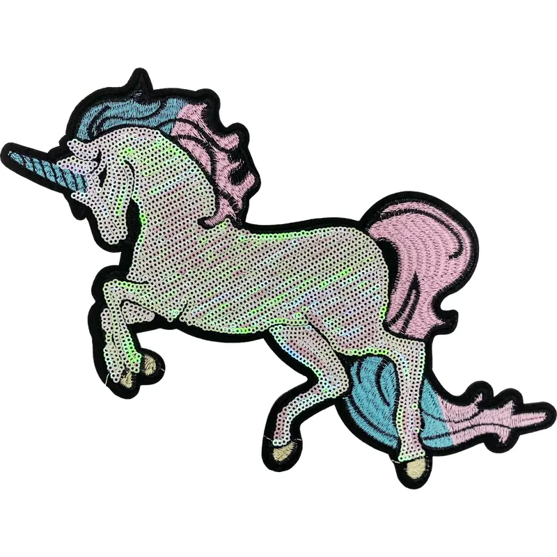 Large Sequin Unicorn - Patch
