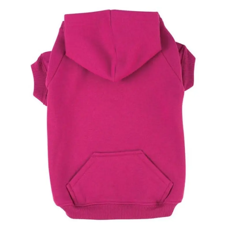 Petedge Zack & Zoey Basic Dog Hoodie eXtra Small Pink