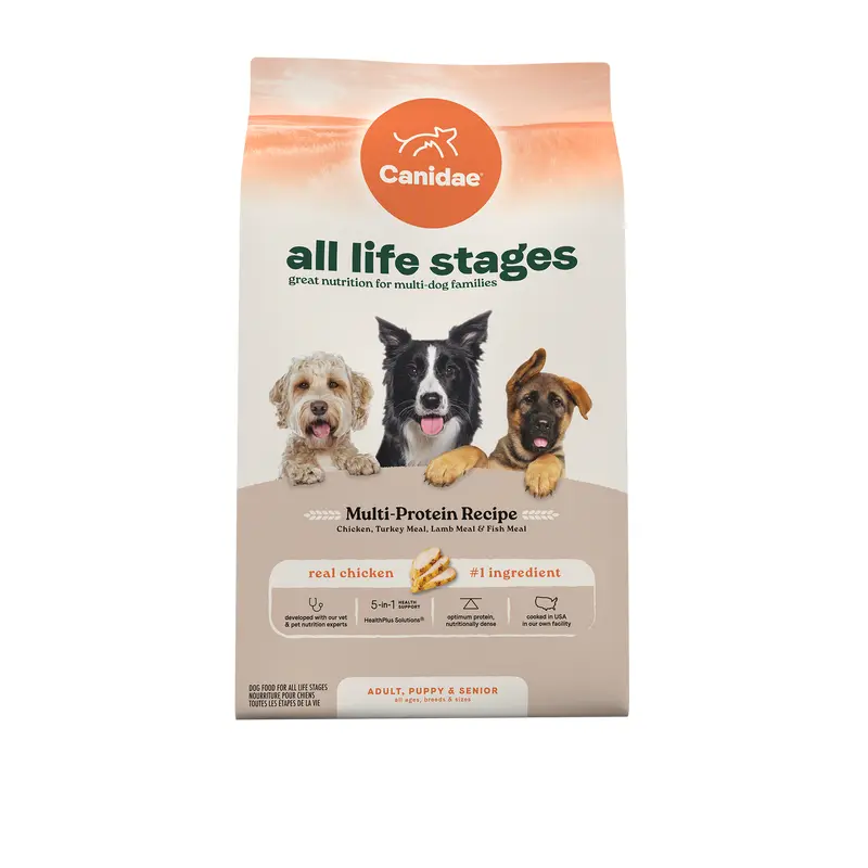 Canidae All Life Stages High Protein Dry dog Food - Multi-Protein - 27lb Bag