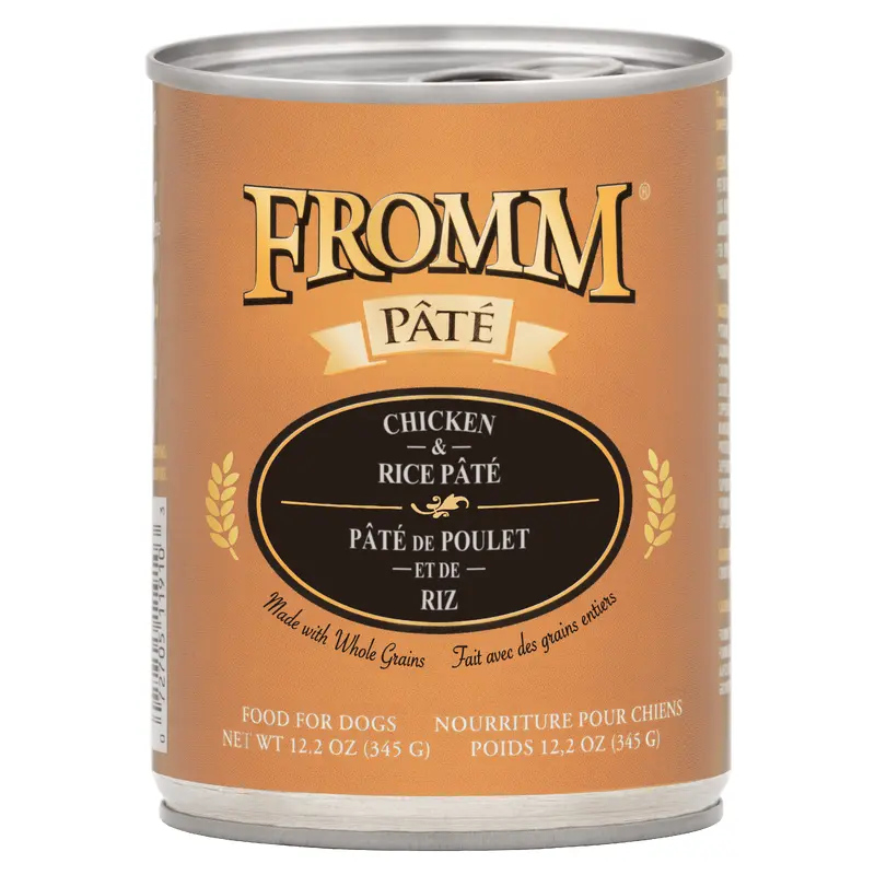 Fromm Chicken & Rice Pt Food for Dogs 12.2 oz