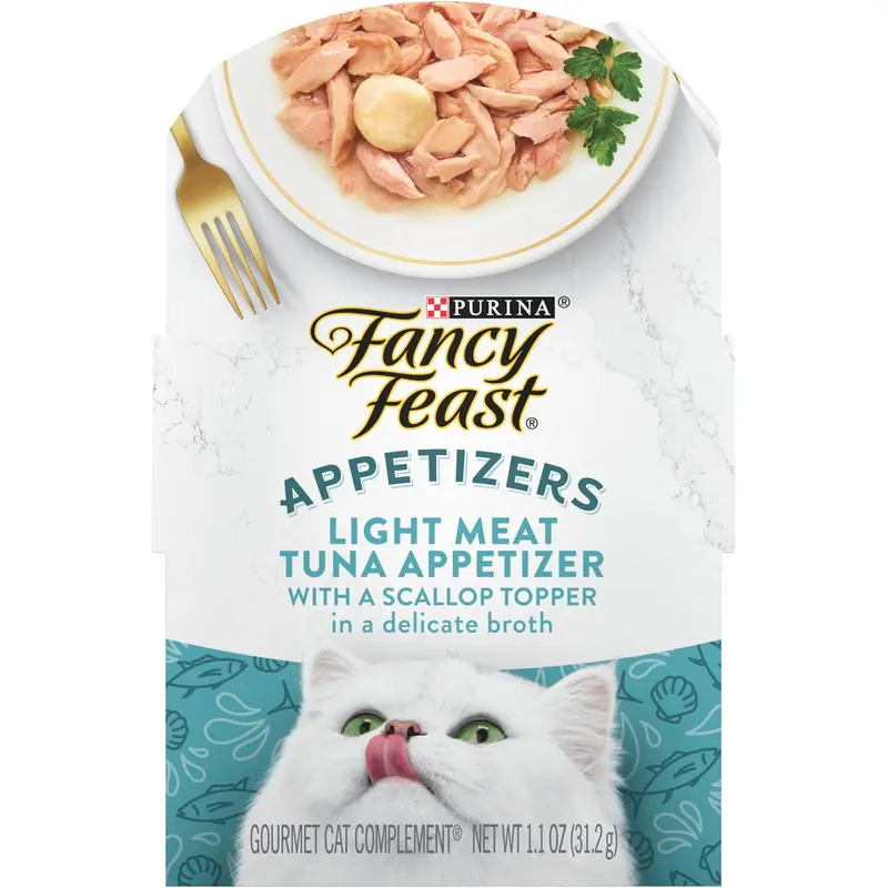 Fancy Feast Appetizers Light Tuna & Scallop Wet Cat Food (1.1oz)