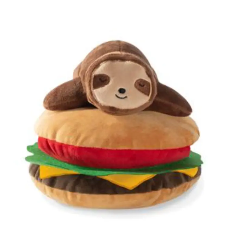 Fringe Sloth on a Hamburger