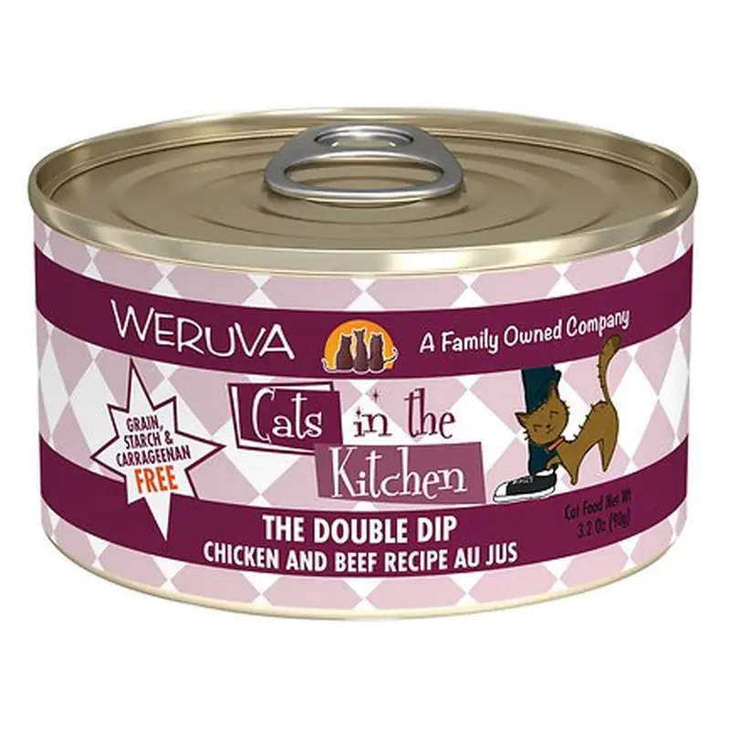 Weruva Cats in the Kitchen The Double Dip Chicken & Beef Au Jus