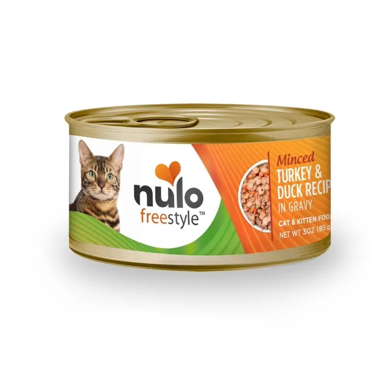 Nulo Freestyle Minced Turkey & Duck Wet Cat Food, 3 oz
