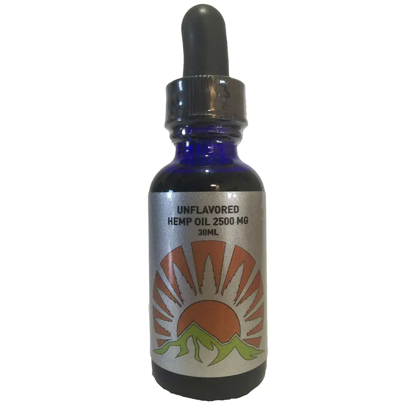 Colorado Sun Drops CBD Unflavored 2500Mg