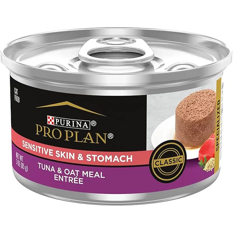 Pro Plan Sensitive Tuna & Oatmeal Cat Food 3oz