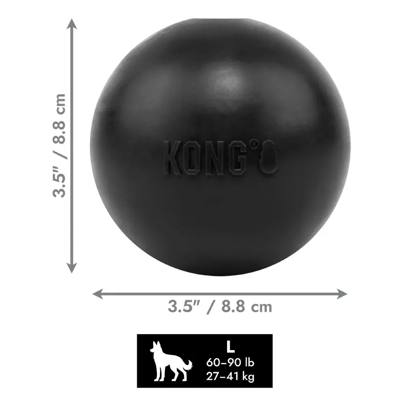 Kong Dog Toy Extreme Ball with Hole Large
