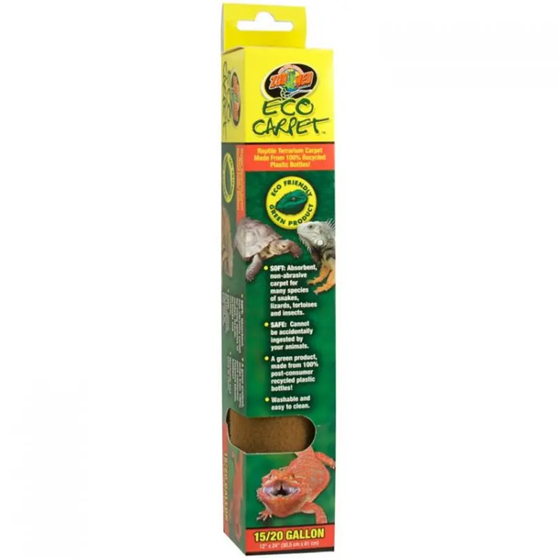 Zoo Med Eco Carpet Reptile Terrarium Carpet  Tan 15-20gal
