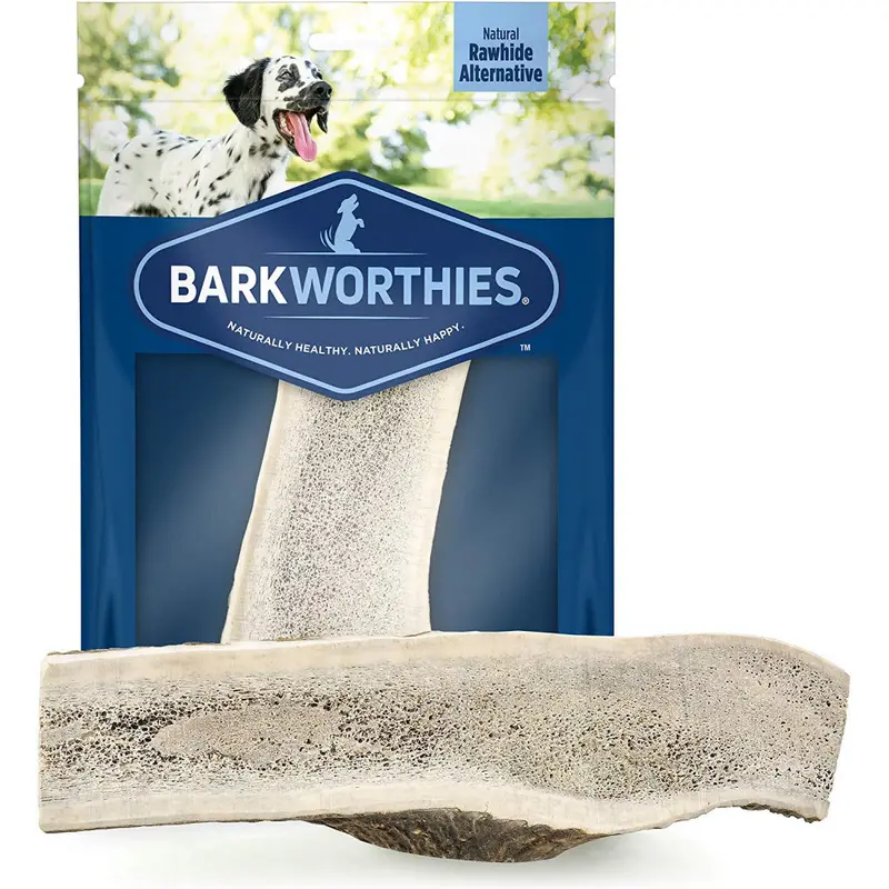 Barkworthies Split Elk Antler Dog Chew for Extra Large Breed Dogs