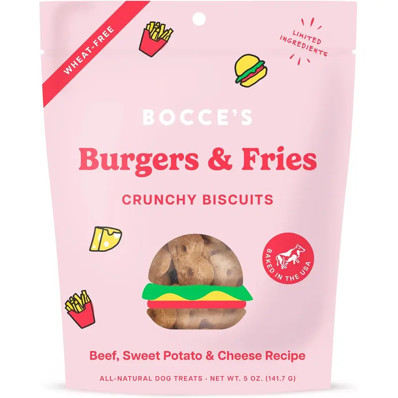 Bocce's Burgers & Fries Biscuits 5 oz.