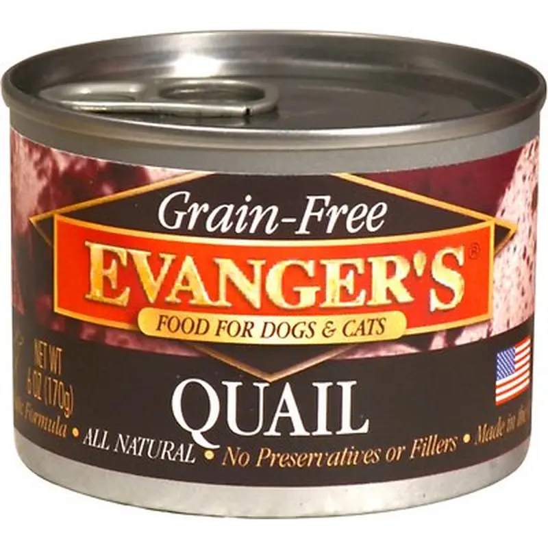 Evangers Grain-Free Quail Wet Dog Food, 6 Oz