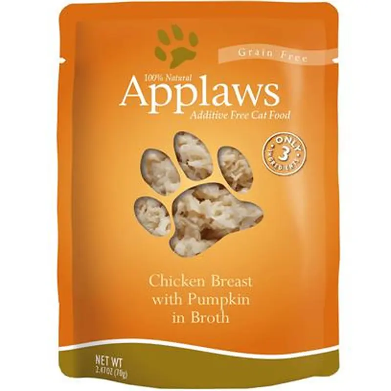 Applaws Pouch Cat Food Grain Free Chicken Pumpkin 2.47oz