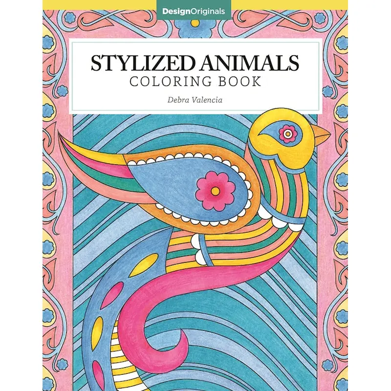 Stylized Animals Coloring Book