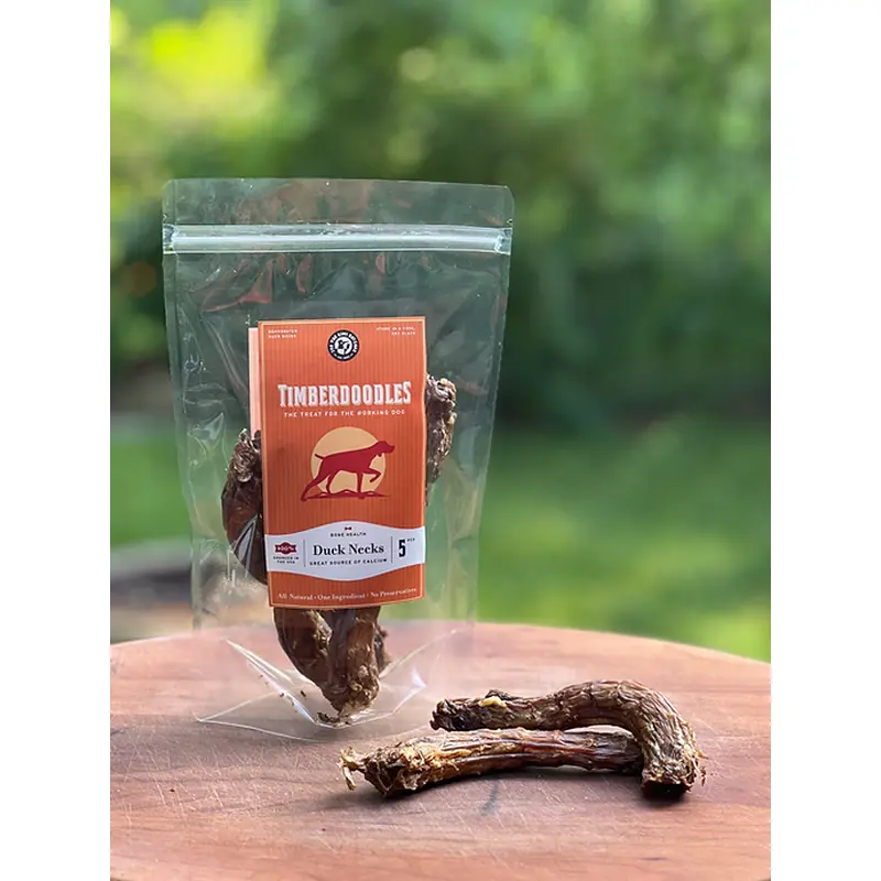 Timberdoodles Duck Necks for Dogs 5pk