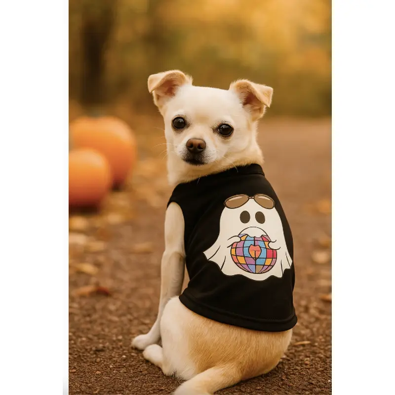 Ghost of the Disco Dog Tee