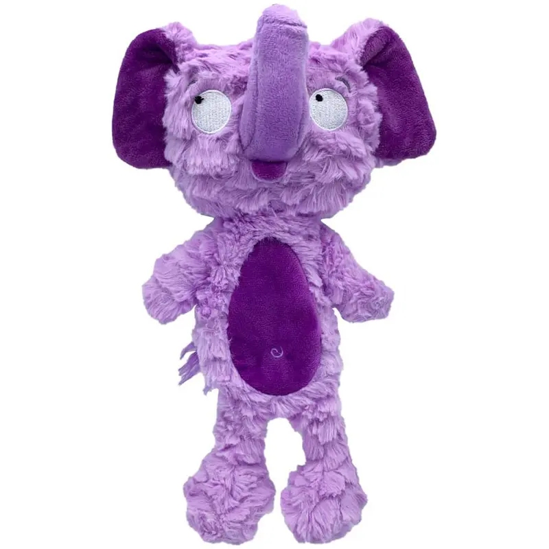 Huxley & Kent Lulubelles Power Plush Edie Elephant Dog Toy Small