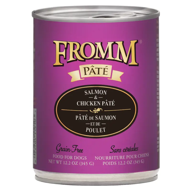 Fromm Salmon & Chicken Pt Food for Dogs 12.2 oz