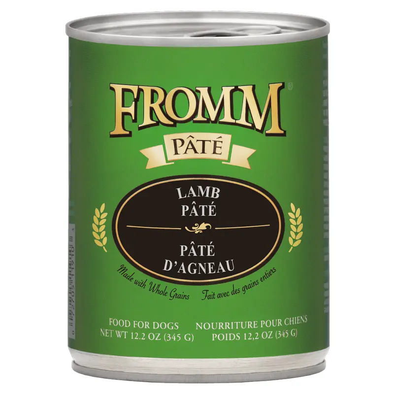 Fromm All Life Stages Grain-Free Lamb & Sweet Potato Pate Wet Dog Can (12.2oz)
