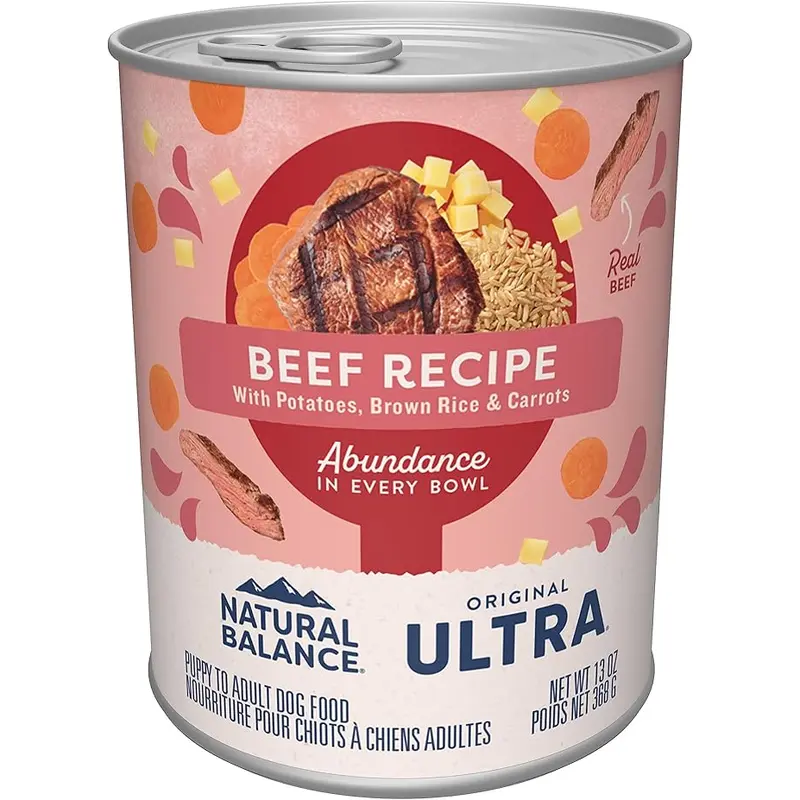 Natural Balance Ultra Beef Dog Can (13.2oz)