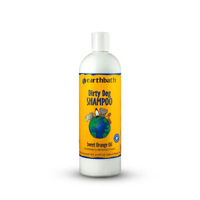 Earthbath Dirty Dog Sweet Orange Oil Shampoo 16 oz