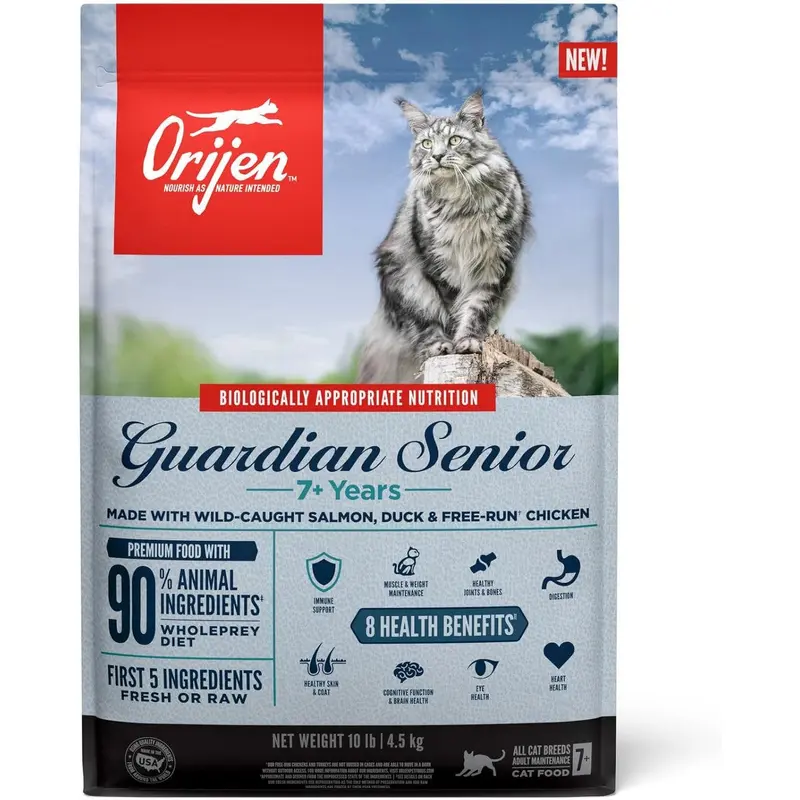 Orijen Grain Free Guardian Senior Dry Cat Food 10lb